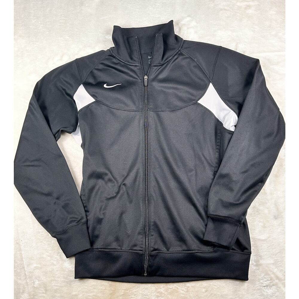 Nike Jacket Women’s XL Black White (379188-012) Full Zip Pasadena Track Soccer